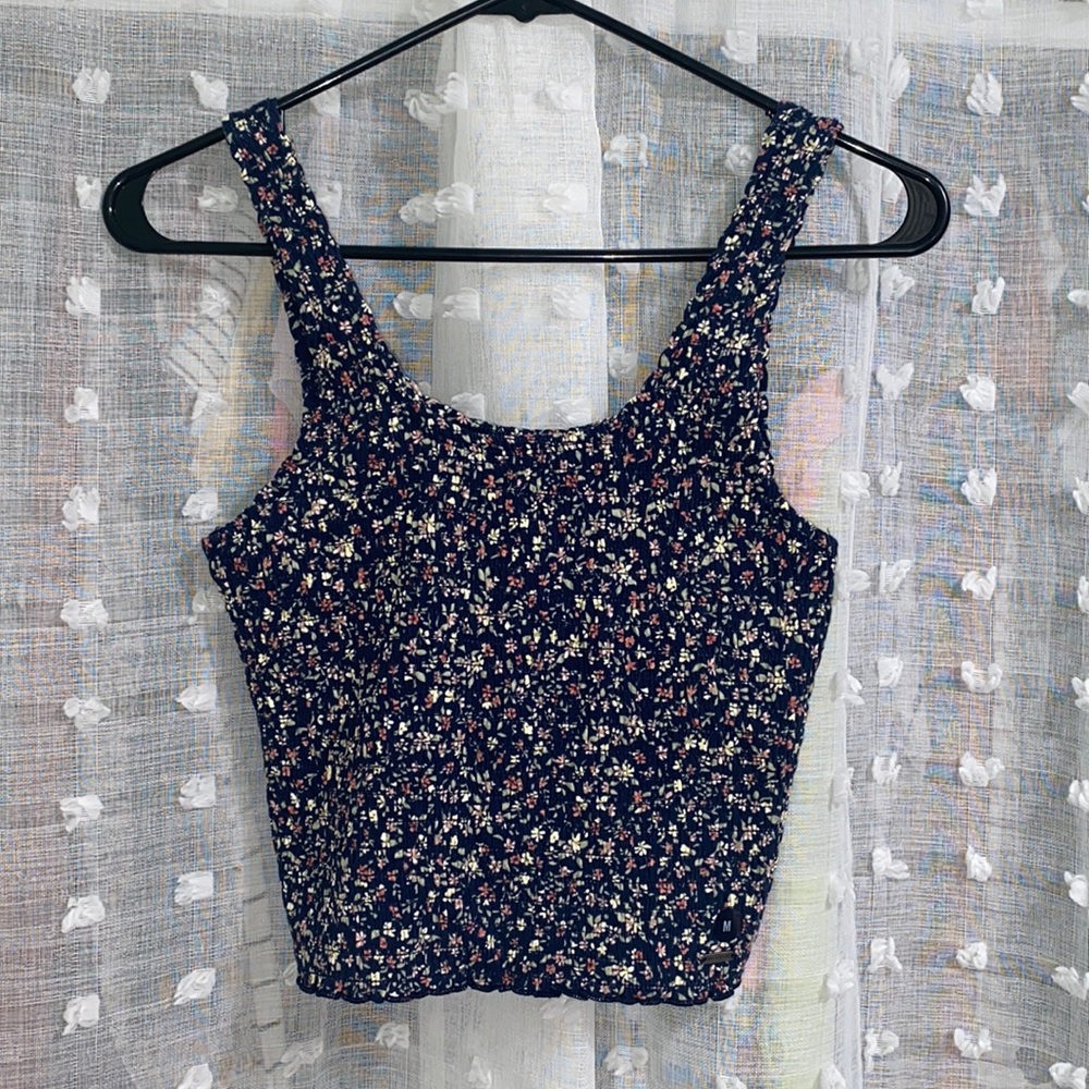Hollister Smocked Crop top